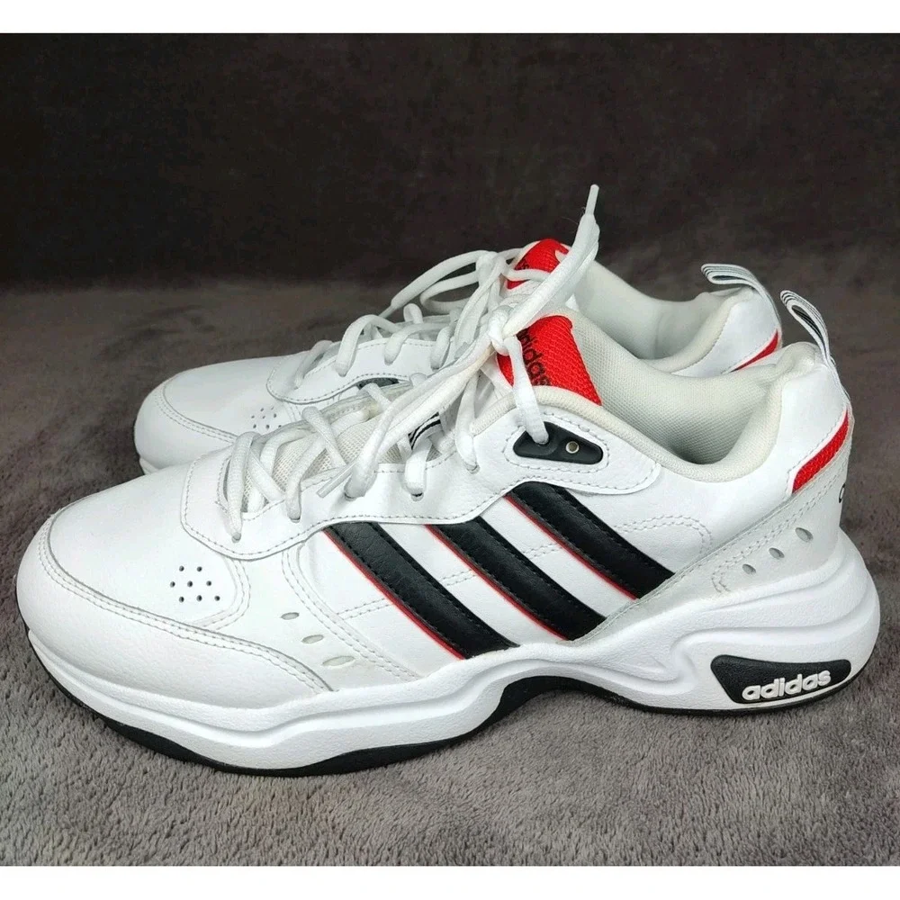 Adidas‎ Mens White Sneakers Size 8.5 PWJ 001004 2019